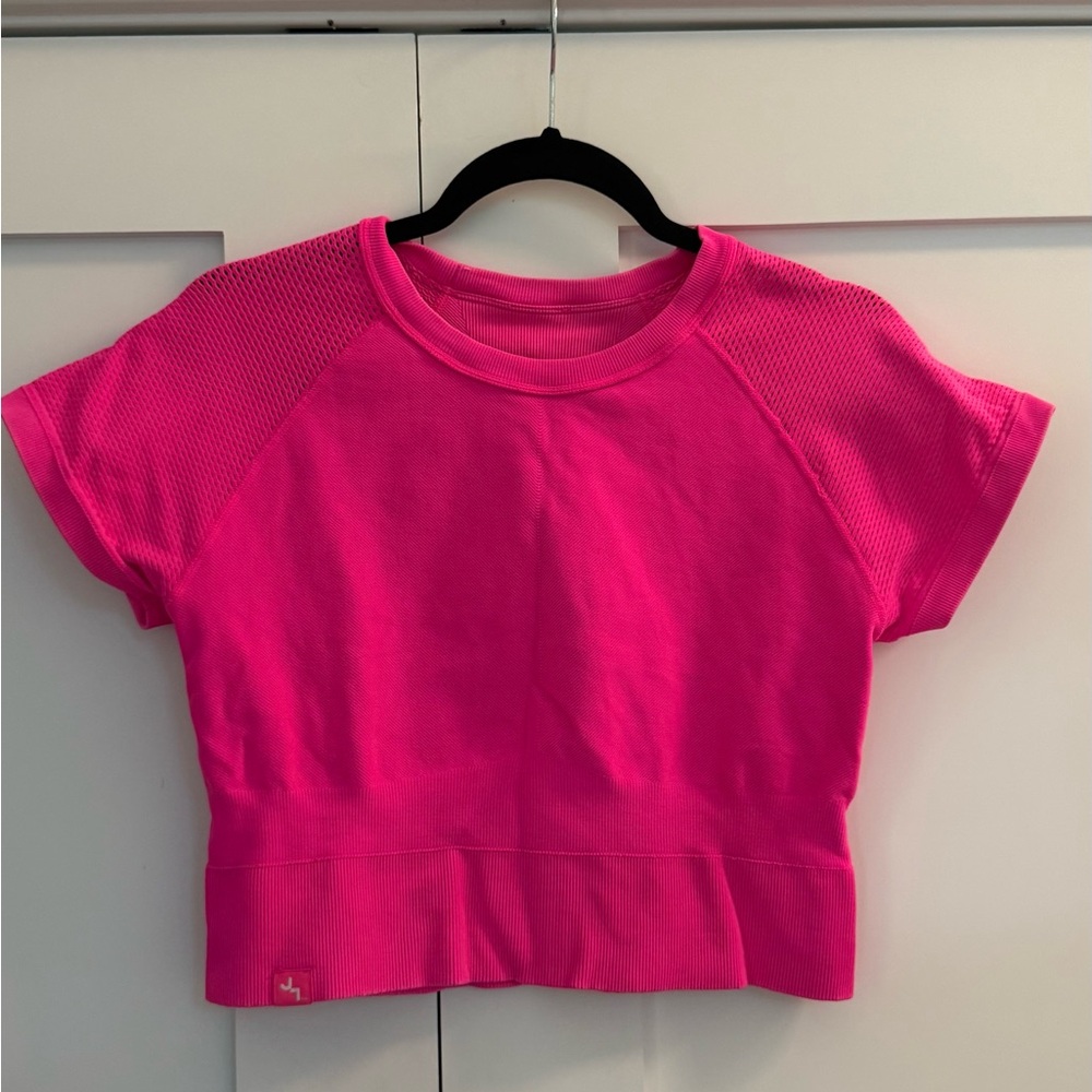 JoyLab Vibrant Pink Short Sleeve Tee